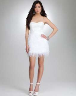  bebe Isis Sequin Feather Dress Clothing