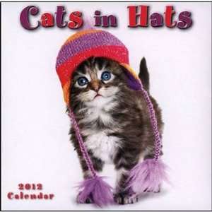  Cats in Hats 2012 Small Wall Calendar