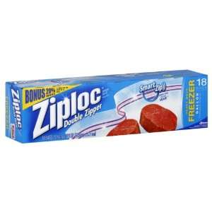  Ziploc Freezer Bags, Heavy Duty, Double Zipper, Gallon 