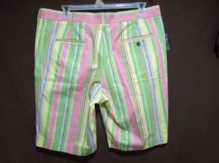 Mens Loudmouth Pretty Boy Flat Front Golf Shorts Size 40 NWT  