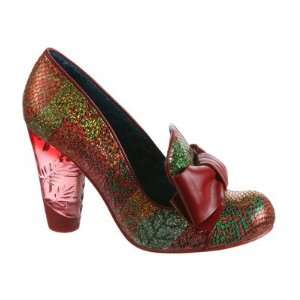 Irregular Choice 143214 Womens Ozzy Bootie in Green Red