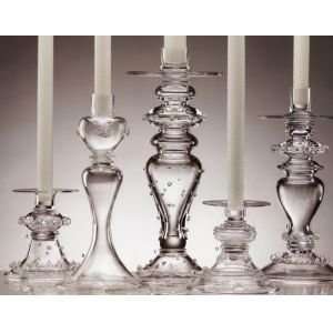 Juliska Glassware Taper Candlesticks E. Candlestick Harriet Medium 