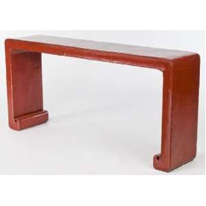  LI1019Y Red Chinese Music Table (Sofa Table   Console 