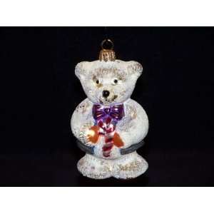  Landmark Creations Spode Ornament Teddy Bear Silver 