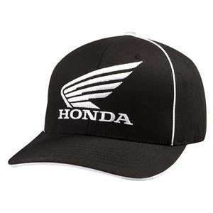  Fox Honda Team Flexfit Hat   Black/White Sports 