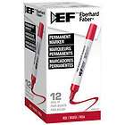 Eberhard Faber~Red~ Permanent Markers~NIB~12​PK.WOW