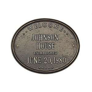  Whitehall Products 1390 Welcome House Plaque Color 