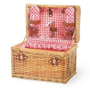 Picnic Time Sonoma Green Wine Picnic Basket for Two 2 person:  