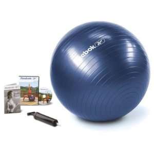  Reebok 65cm Anti Burst Exercise Ball Kit: Sports 