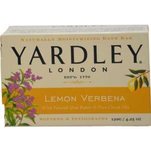  : Yardley Lemon Verbena with Shea Butter Bar Soap, 4.25 Ounce: Beauty