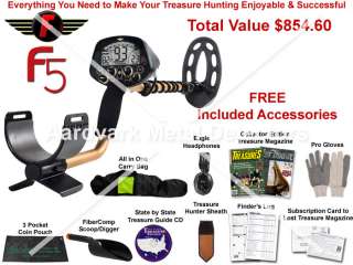 Fisher F5 Metal Detector with $220 in FREE Accessories 089723999402 