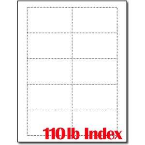   Cards, 110lb Index White   250 Business Cards