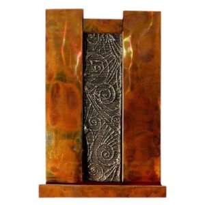  Copper Indoor Wall Fountain Meteor Shower Abstract