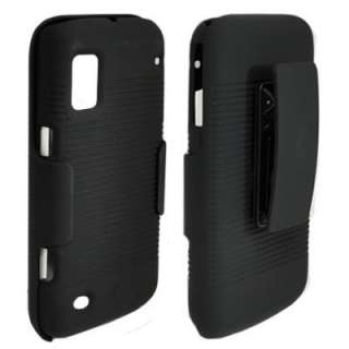   Holster Belt Clip Case Boost Mobile ZTE Warp N860 Combo + Stand  