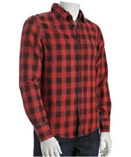 Just A Cheap Shirt red and black buffalo plaid cotton shirt   