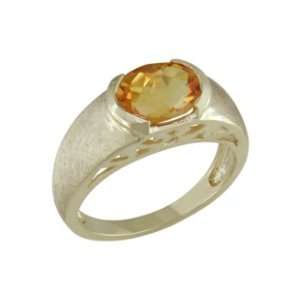  Cuphea   size 11.00 14K Gold Citrine Ring Jewelry