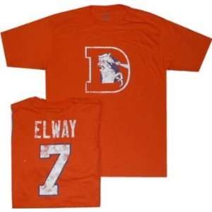  Denver Broncos John Elway Reebok Throwback Distressed 