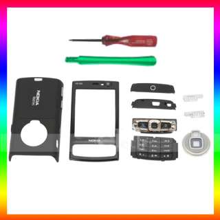 New Full Black Housing And Keyboard For Nokia N95 8GB + Tools  