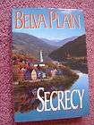 Secrecy by Belva Plain Mystery Novel 1997 Hardcover Dust Jacket