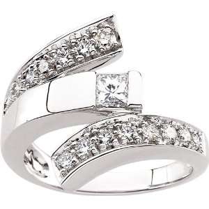   14 Karat White Gold Diamond Right Hand Ring Diamond Designs Jewelry
