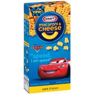  Kraft Mac & Cheese, Cars Shape, 5.5 Ounce Boxes (Pack of 