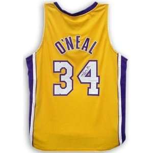  Neal Autographed Jersey  Details Los Angeles Lakers, Gold, Nike