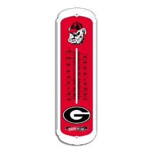    Georgia Bulldogs 27 Large Metal Thermometer