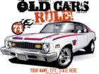 Old Cars Rule T Shirts, Custom Hot Rod Vinyl Banners items in CUSTOM 