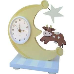  Cow Over the Moon Table Clock
