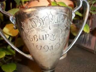 Baby Parade Asbury Park 1913 Antique Silver Trophy Cup  