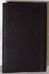 New BLACK Leather USA Passport Case Cover with Gold Embossed Letters 