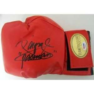 Manny Pacquiao Signed Red Boxing Glove PSA   Autographed Boxing Gloves 