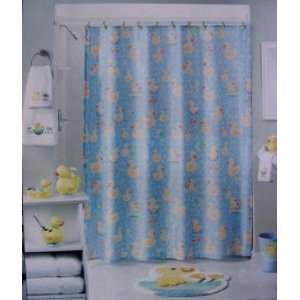  Rubber Ducky Fabric Shower Curtain 70 x 70