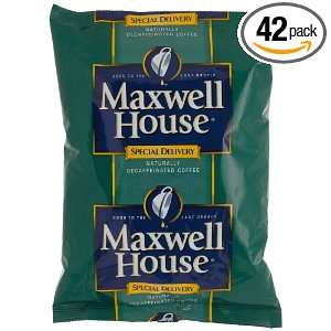 Maxwell House Special Delivery Decaffeinated Coffee, 1.3 Ounce Units 