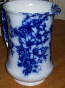 Co Flow Blue Pitcher & Bowl Embassy Ware England Ironstone  
