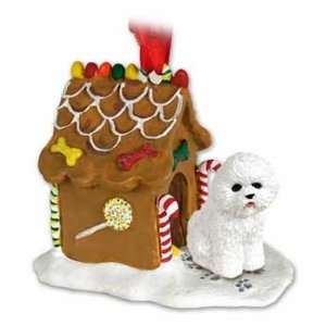  Bichon Frise Gingerbread House Christmas Ornament
