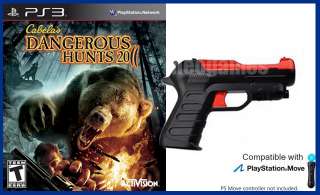 playstation3 cabela s dangerous hunts 2011 1x move shooter guns