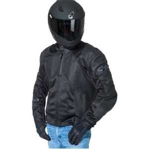   Mens Leather Motorcycle Jacket Black/Black 52 1052 1852 Automotive