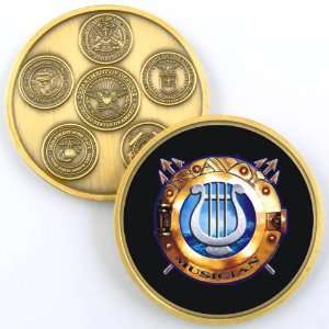  NAVY MUSICIAN MU PHOTO CHALLENGE COIN YP272 Everything 