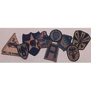  Subdued Military Patch Assortment of 100 Patches Arts 
