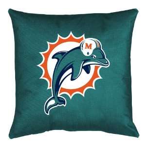  NFL Miami Dolphins Locker Room Throw Pillow Sports 