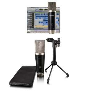   Studio USB Microphone Recording Package + Pro Tools Software  