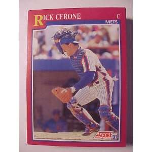 com 1991 Score Rookie/Traded 41T Rick Cerone New York Mets (Baseball 