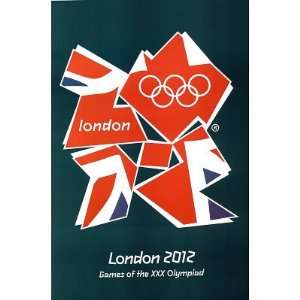  (24x36) London 2012 Summer Olympics Union Jack Flag Sports 