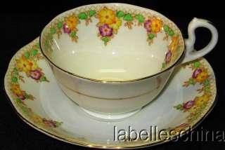 Royal Albert Crown China Teacup and Saucer Trellis Tea cup and Saucer 