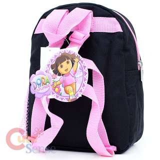 Dora The Explorer w/Boots School Backpack Bag Black 10  