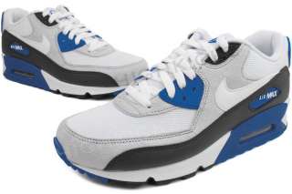 Nike Air Max 90 325018 050 New Men White Grey Blue SOAR Retro Casual 