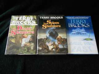   books by TERRY BROOKS SHANNARA LANDOVER Science Fiction fantasy books