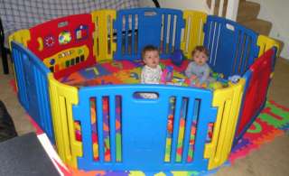  extensions, theres tons of room for my twins to play. (see my review