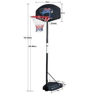  Portable Slam Dunk Basketball System Stand Net Ring 65 